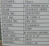 Chaco Ojai Sz US 9 M EU 42 Men's Mid-Top Sneakers Shoes Seagrass Green JCH107427 - Texas Shoe Shop
