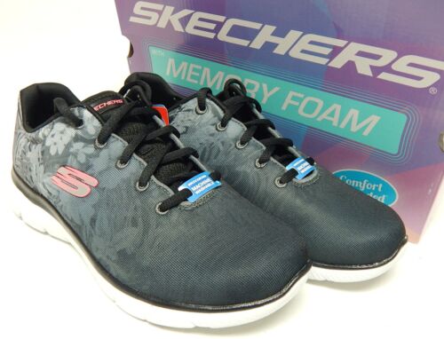 Skechers Summits Oasis Wander Size US 8 W WIDE EU 38 Women's Slip-On Shoes Black - Texas Shoe Shop