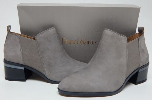 Franco Sarto Arden Size US 11 M EU 41 Women's Leather Block Heeled Booties Gray