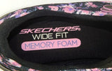 Skechers Summits Calm Harmony Sz 11 W WIDE EU 41 Women's Shoes Black/Pink 149526