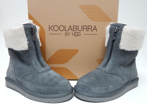 Koolaburra by UGG Lytta Short Sz 7 M EU 38 Womens Suede Boots Stone Grey 1122810