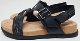 Clarks Brynn Step Size US 9 W WIDE EU 40 Women's Leather Strappy Sandals Black