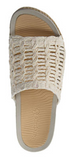 BareTraps Monnie Size 6 M Women's Slip-On Wedge Espadrille Platform Sandal White