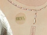 Vince Camuto Venerly Sz 6 W WIDE EU 36.5 Women's Leather Espadrille Wedge Sandal