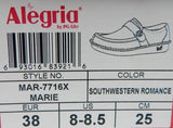Alegria Marie Size US 8-8.5 M EU 38 Women's Suede Slip-On Shoes MAR-7716X
