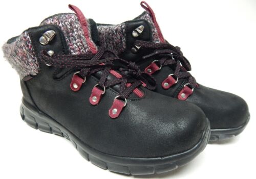 Skechers Synergy Pretty Hiker Sz 8.5 M EU 38.5 Womens Leather Winter Boot 167340 - Texas Shoe Shop