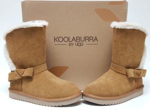 Koolaburra by UGG Arlena Short Sz US 9 W WIDE EU 40 Women's Suede Boots Chestnut