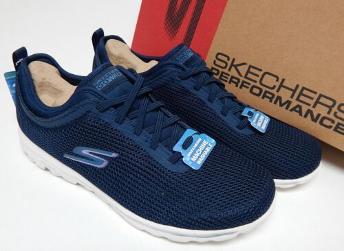 Skechers Go Walk Classic Pizazz Sz US 9.5 M EU 39.5 Women's Shoes Navy/Lavender