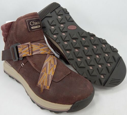 Chaco Byways Sz US 7 M EU 38 Women's Waterproof Leather Boots Mahogany JCH107498 - Texas Shoe Shop