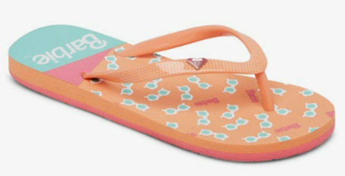 Roxy x Barbie RG Pebbles VII Size 8 M (T) EU 24 Toddlers Girls Flip-Flop Sandals