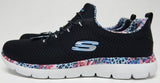 Skechers Summits Party Mix Size 6.5 M EU 36.5 Women's Slip-On Shoes Black Multi