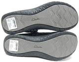 Clarks Adella Pine Size US 8 M EU 39 Women's Slip-On Ankle Booties Gray Leopard