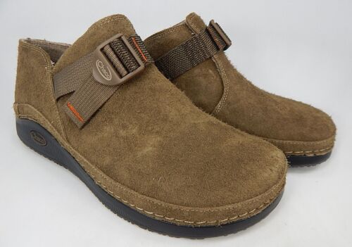 Chaco Paonia Size US 9 M EU 42 Men's Suede Casual Slip On Shoes Teak JCH107453 - Texas Shoe Shop