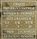 Chaco Lowdown Flip Sz US 7 M EU 38 Women's Thong Sandals Tricky Tiger JCH108220 - Texas Shoe Shop