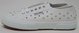 Superga 2750-STAR Size US 8 M EU 39 Women's Studded Sneakers Casual Shoes White