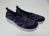 Skechers Seager Cup My Impression Sz 8.5 W WIDE EU 38.5 Womens Slip-On Shoe Navy
