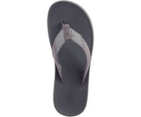 Chaco Lowdown Flip Sz 9 M EU 42 Men's T-Strap Thong Sandals Pitch Grey JCH107331