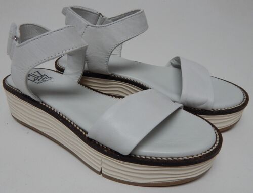 Miz Mooz Vice Size EU 37 M (US 6.5-7) Women's Leather Platform Sandals Slate