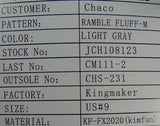 Chaco Ramble Fluff Sz US 9 EU 42 Men's Wool Slip On Bootie Light Gray JCH108123 - Texas Shoe Shop