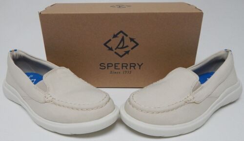 Sperry Captain's Moc Size US 8.5 M EU 39.5 Women's Slip-On Shoes Ivory STS87400