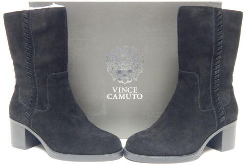 Vince Camuto Zelcinna Size 6 M EU 36.5 Women's Water-Repel Suede Mid-Shaft Boots