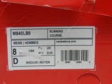 New Balance 840 V5 Size US 8 M (D) EU 41.5 Men's Running Shoes Gray/Blue M840LB5