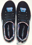 Skechers Summits Party Mix Size US 7 M EU 37 Women's Slip-On Shoes Black Multi