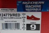 Skechers Go Walk Classic Blossom Wind Size US 9 M EU 39 Women's Shoes Red 124779
