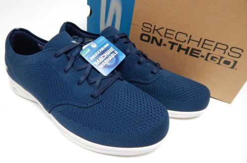 Skechers Go Step Lite Sweet Blooms Size 8.5 M EU 38.5 Women's Slip-On Shoes Navy