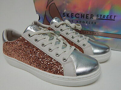Skechers Goldie Light Catchers Size 7.5 M EU 37.5 Women's Shoes Rose Gold 155215