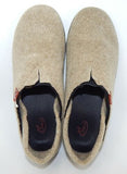 Chaco Revel Sz US 9 EU 42 Men's Felt Moccasin Casual Slip On Shoes Tan JCH107777 - Texas Shoe Shop