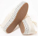 Skechers BOBs Sesame Cute Heights Sz 10 M EU 40 Women's Espadrille Shoes Natural