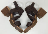 Carlos by Carlos Santana Gia Size US 8.5 M EU 38.5 Women's Strappy Sandals Brown