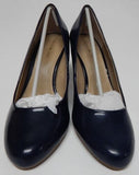 Bandolino Courteous Sz 9.5 M Women's Kitten Heel Slip-On Dress Shoes Pumps Navy