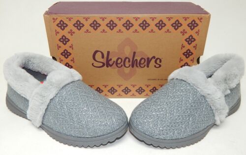 Skechers Cozy Lite Sweet Walk Sz 9.5 M EU 39.5 Women Slip-On Slipper Gray 167360