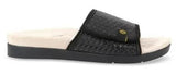 Spenco Charlotte Sz US 6.5 D WIDE EU 37 Women's Leather Adjustable Slide Sandals