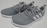 Adidas QT Racer 2.0 Size US 8 M EU 40 Women's Lace-Up Running Shoes Gray FY8312