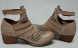 Corral Heritage Size US 10 M Women's Leather Strappy Cut-Out Ankle Booties Rose