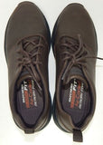 Skechers Harsen Rendo Size 10 M EU 43 Men's Leather Oxford Shoes Chocolate 65624