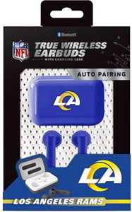 SOAR NFL Bluetooth True Wireless Earbuds with Charging Case Los Angeles Rams