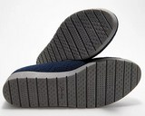 Skechers Cleo Flex Wedge New Days Size US 9 M EU 39 Women's Slip-On Shoes Navy