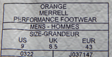 Merrell Rogue Hiker Mid GTX Size US 9 M EU 43 Men's Hiking Boots Orange J037147