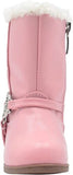bebe Girls Size 6 M (T) Toddlers Girls Pull On Mid Calf Winter Riding Boots Pink