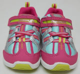 Tsukihoshi Speed2 Size 7.5 M (T) EU 24 Toddlers Girls Running Shoes Fuchsia/Mint