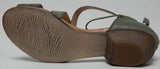 Miz Mooz Cosmo Size EU 38 W WIDE (US 7.5-8) Women's Leather Strappy Sandals Sage