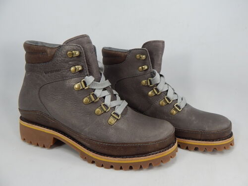 Chaco Fields Sz 7 M EU 38 Women's Waterproof Leather Ankle Boots Gray JCH107432 - Texas Shoe Shop
