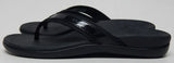 Vionic Tide II Size US 9 M EU 41 Women's Leather Orthotic Thong Sandals Black