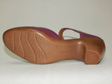 Easy Spirit Clarice Size 8.5 N NARROW Women's Leather Pumps Shoes Dark Red