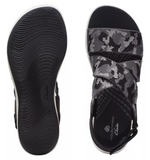 Clarks Mira Lily Size US 5 M EU 35 Women's Strappy Sports Sandals Black Camo