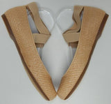 Jessica Simpson Mandalaye Sz 6 M EU 36.5 Women Bermuda Raffia Flat Shoes Natural